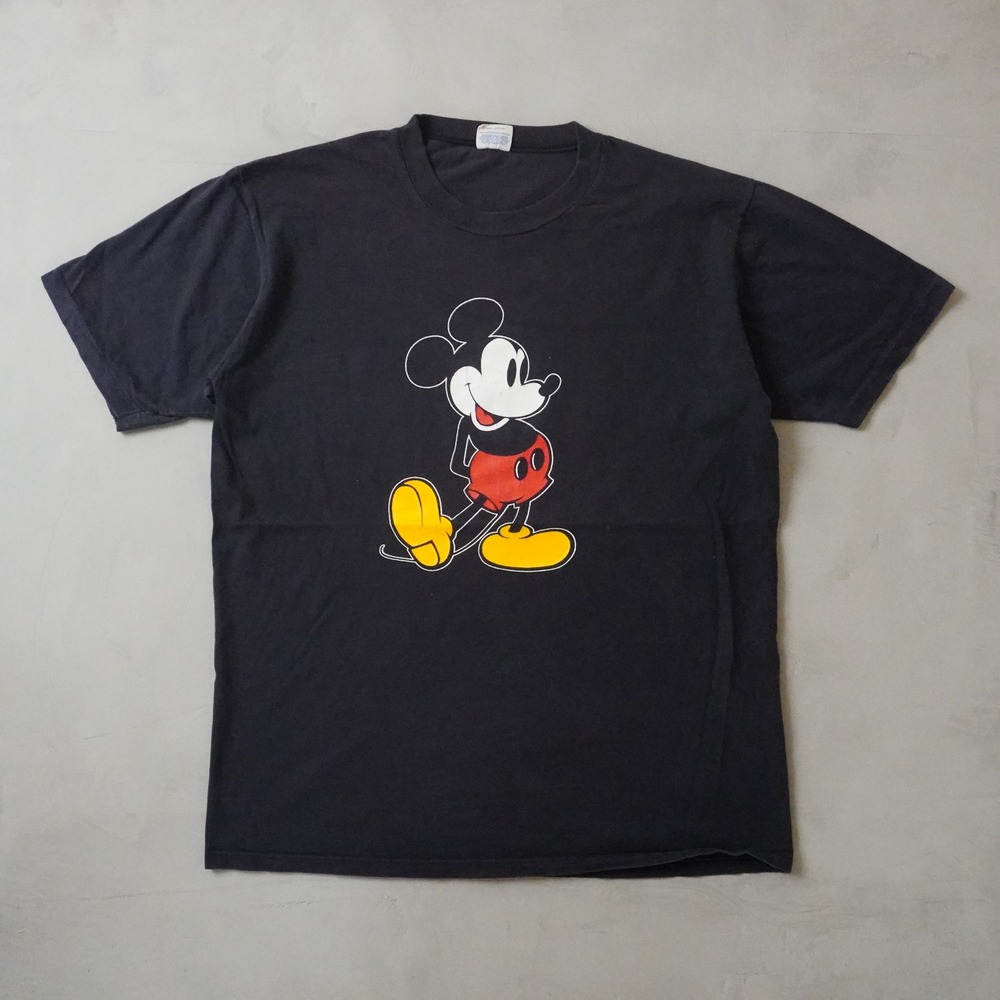 Vintage Disney Mickey Mouse T-Shirt XL Mens 90s Black Character Fashions USA